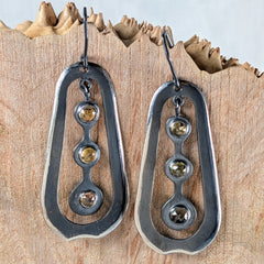 Sapphire Ocellus Earrings