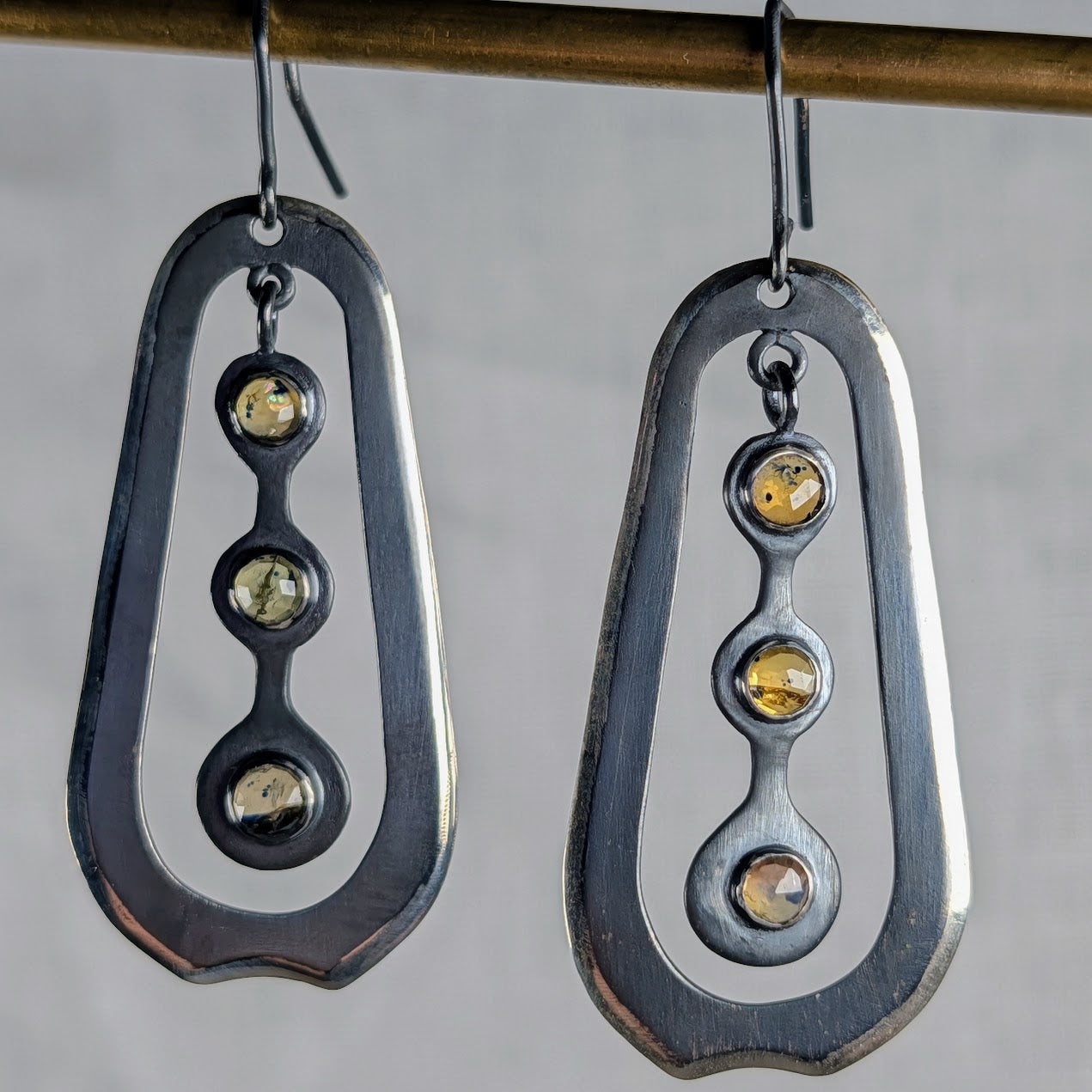 Sapphire Ocellus Earrings
