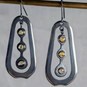 Sapphire Ocellus Earrings